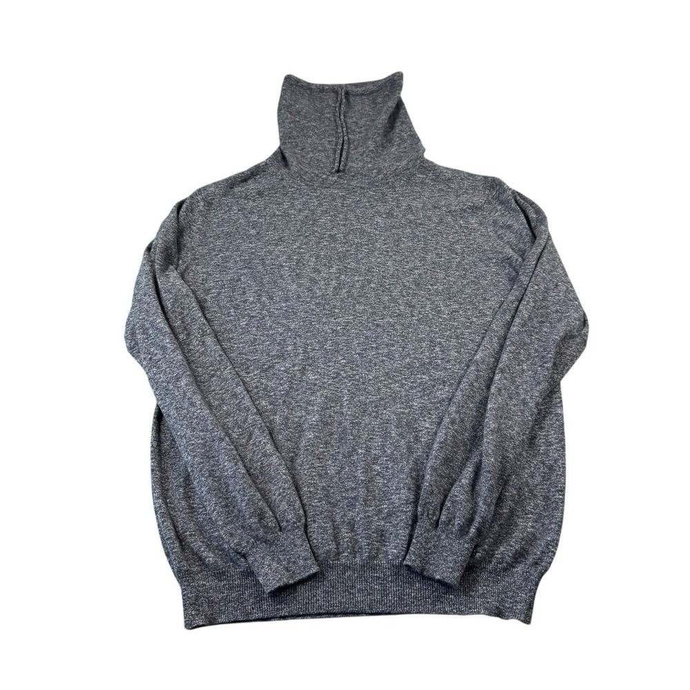 Malo Pure Cashmere Turtleneck Mens Pullover Sweater Size 44 US